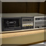 E09. Sony Stereo cassette deck. Model TC-FX44. - $48